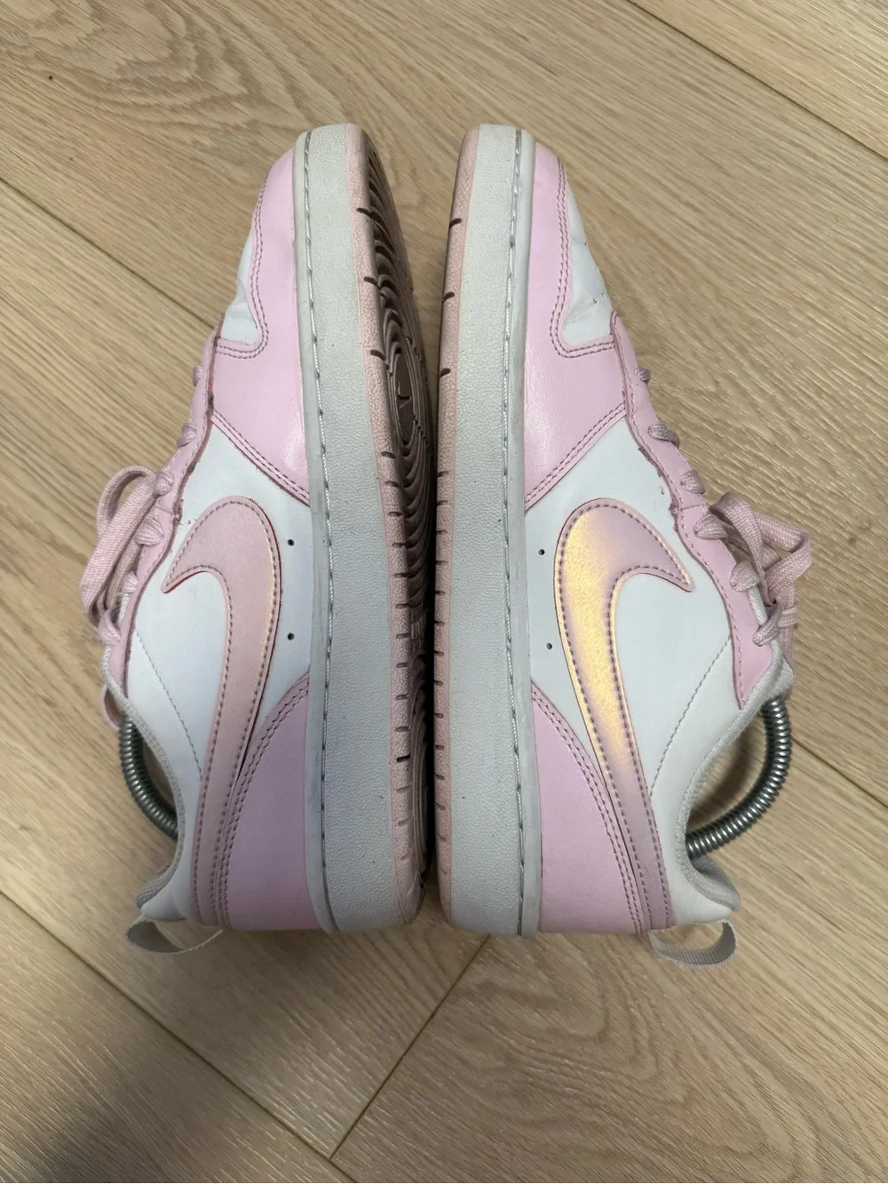 Nike Court Borough Low Recraft in Pink and White Size 7Y or Women’s 9